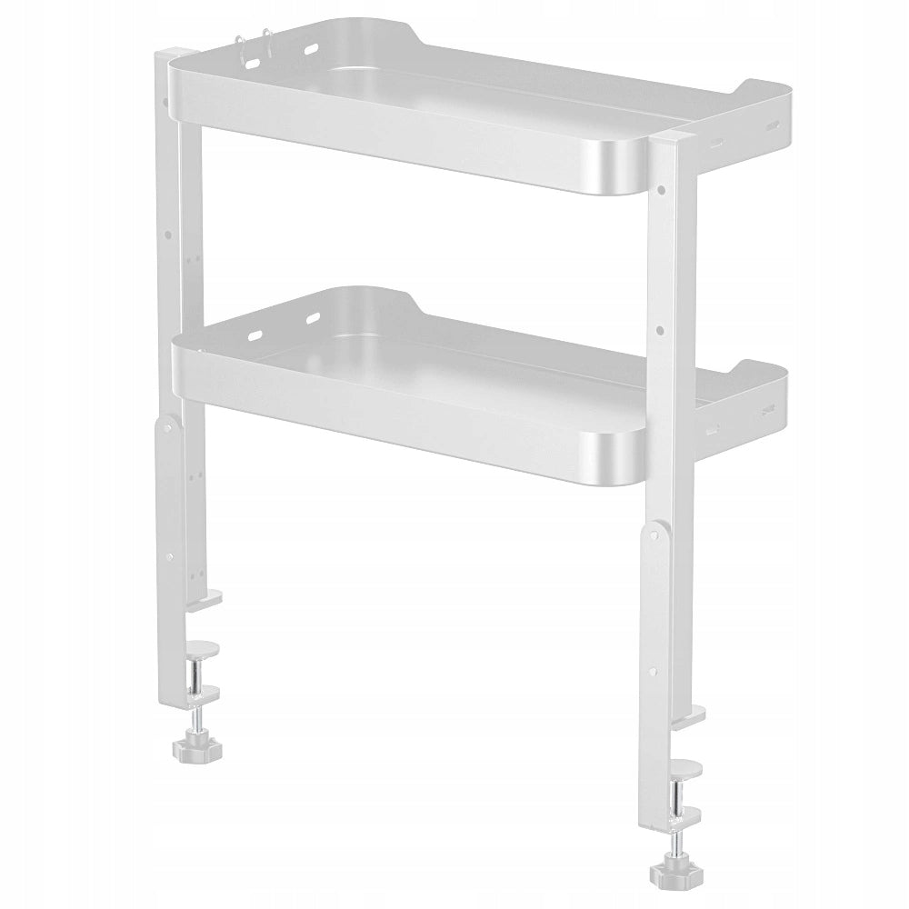 Desk Extension Adjustable Shelf Holder Spacetronik organizer white Brand Spacetronik
