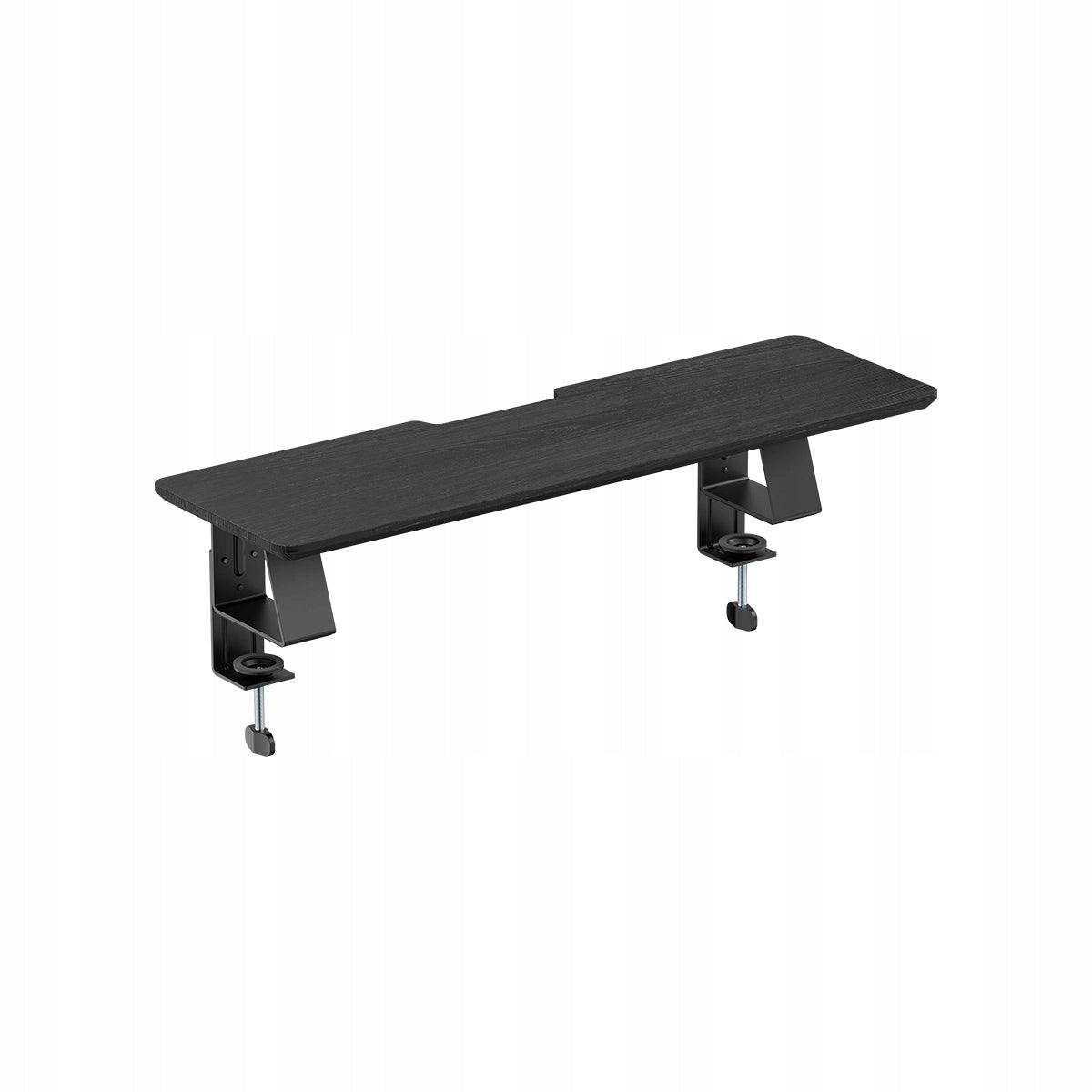 Desk Extension Shelf 80cm for Monitor Clamps Spacetronik black