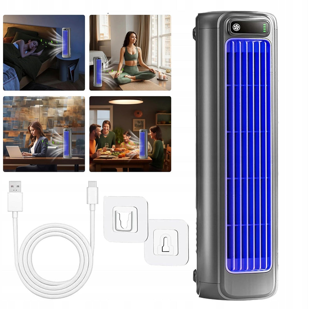 Desk Fan, Mini Fan, Portable USB Desk Fan