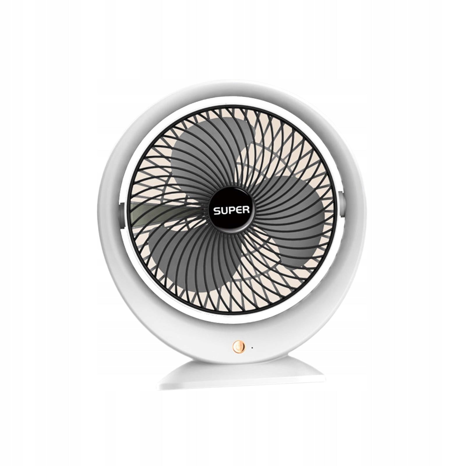 Desk Fan Personal Fan with 3 Speeds USB Black Dominant color multicolor