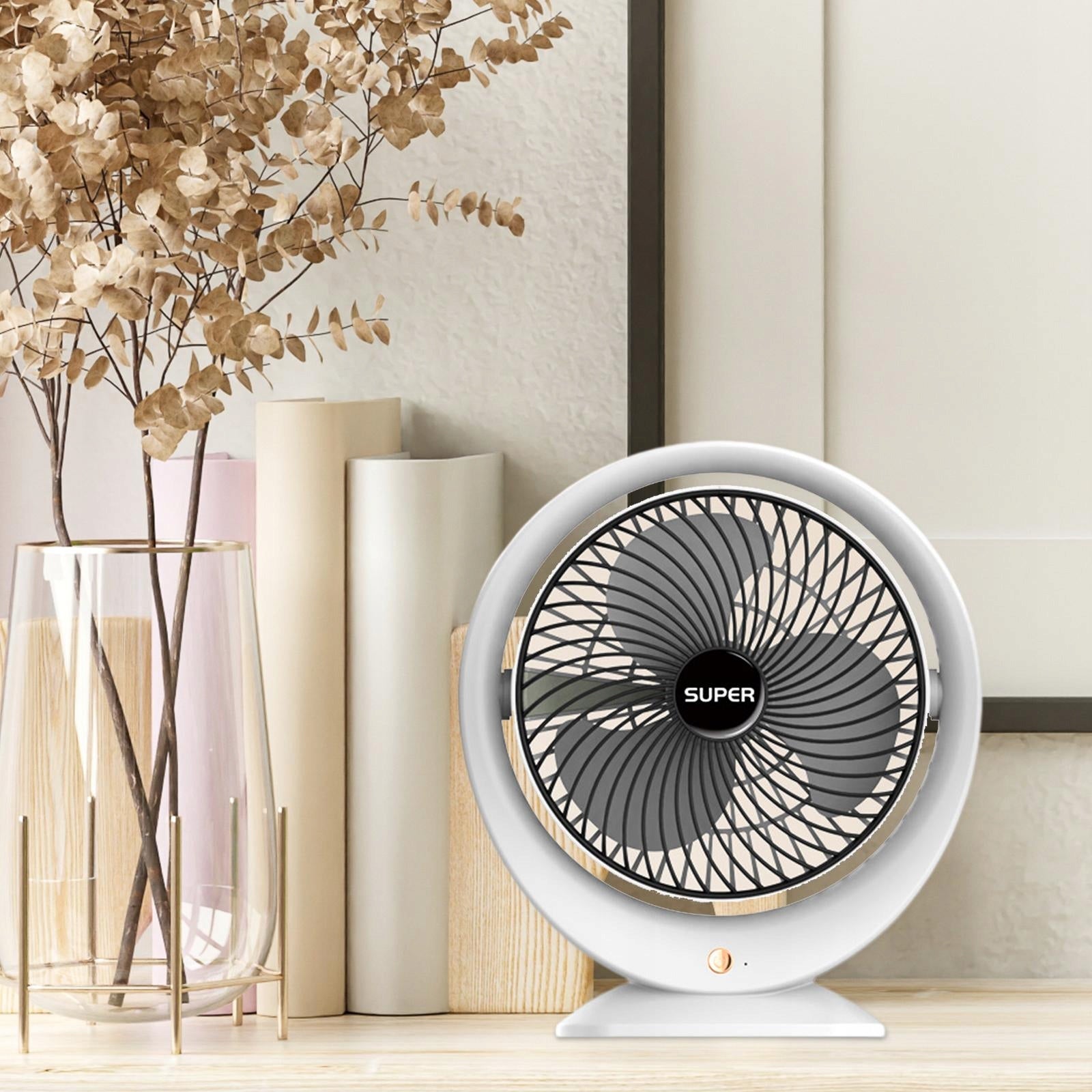 Desk Fan Personal Fan with 3 Speeds USB Black Manufacturer code perkf-68050321