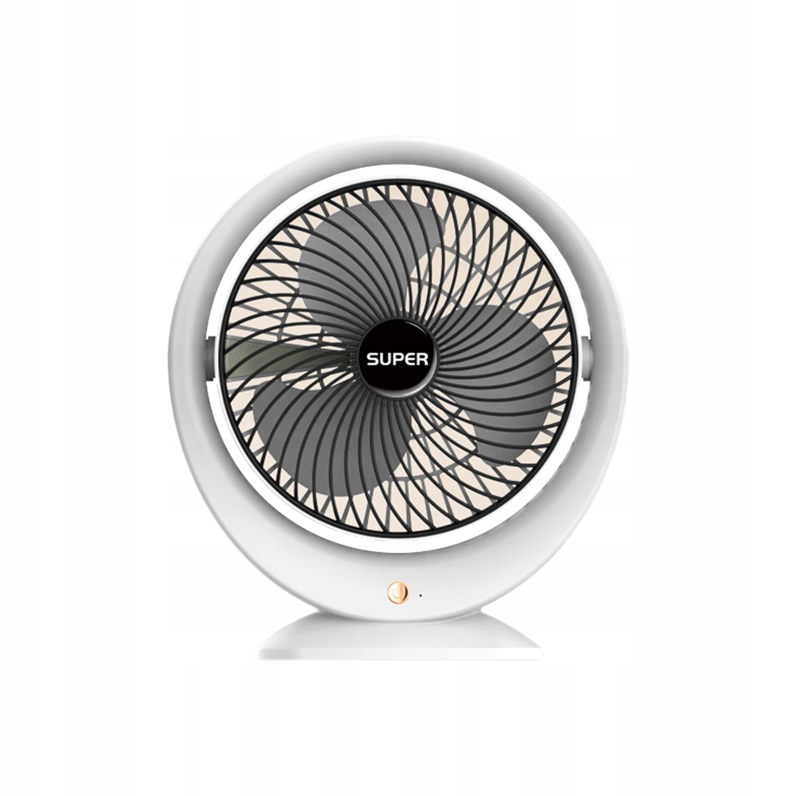 Desk Fan Personal Fan with 3 Speeds USB Black Model Przenośny wentylator biurkowy Wentylator stołowy
