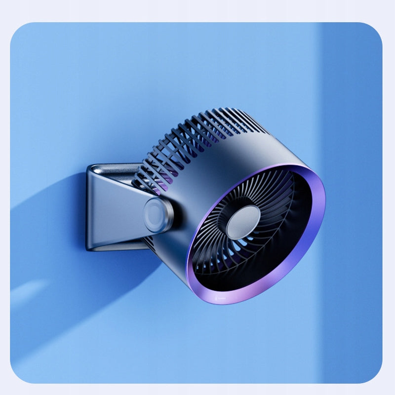 Desk Fan Portable Silent Fan Rechargeable USB 4000 mAh Functions oscillation automatic oscillation tilt angle adjustment