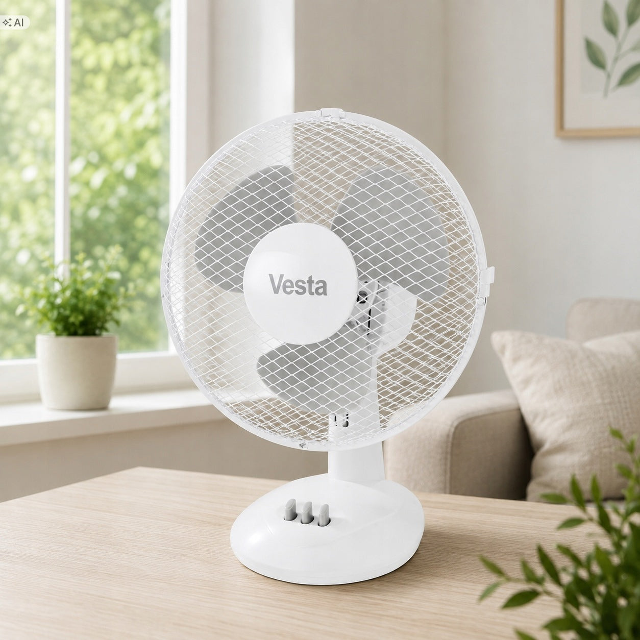 Desk Fan Portable Windmill Quiet Powerful 2 Modes Office Oscillation Manufacturer code 5902837830230
