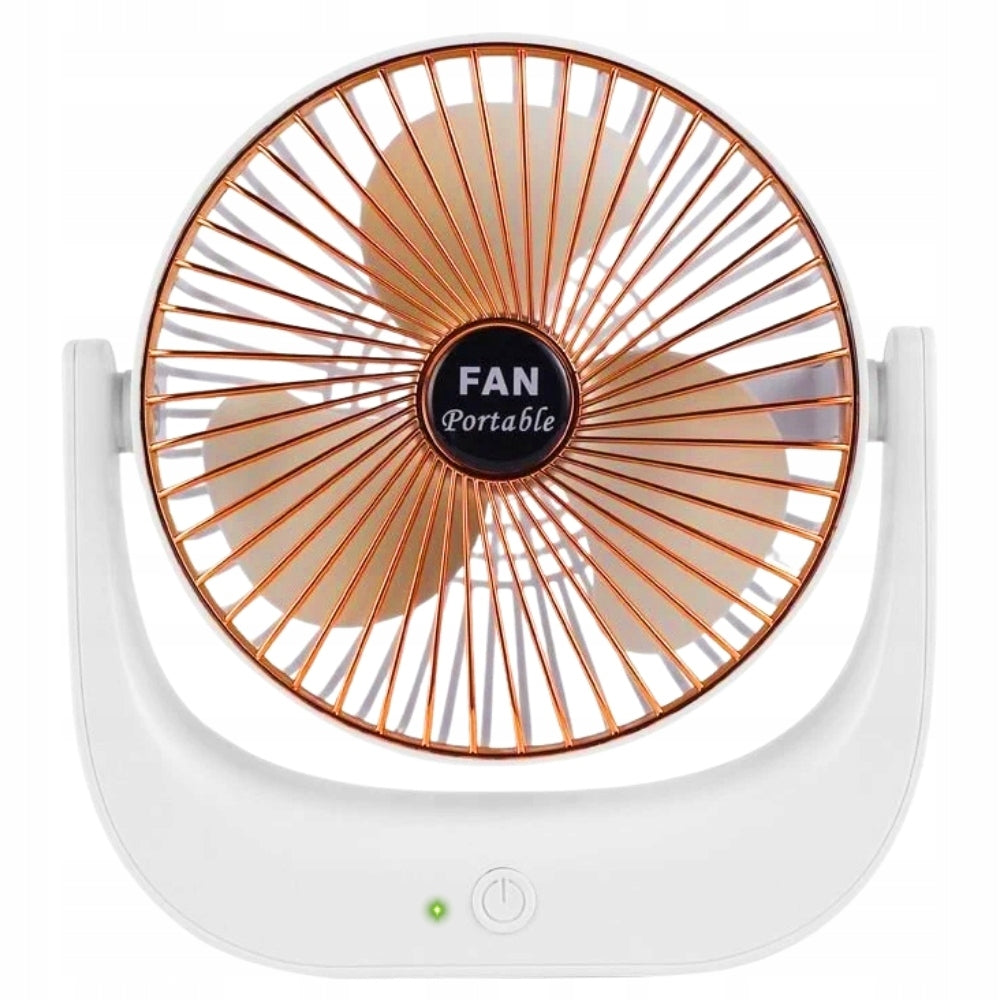 Desk Fan Standing Portable Mini Charging USB Copper Brand no brand