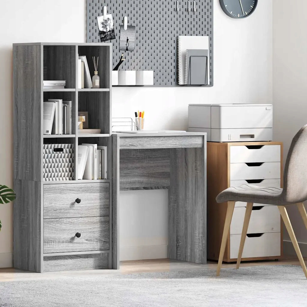 Desk Grey Sonoma 60 x 40 x 76 cm Furniture color oak