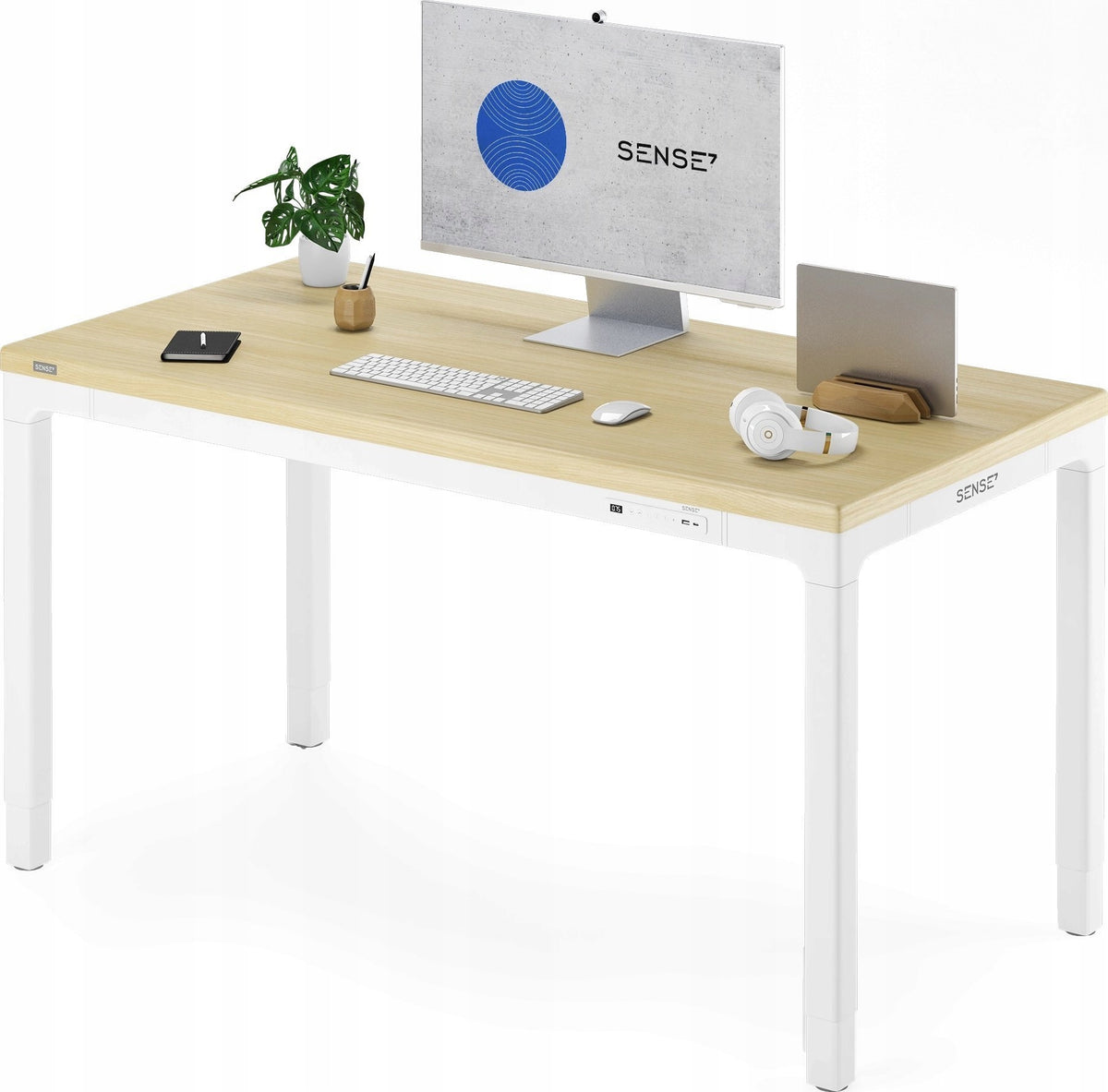 Desk Height Adjustment Electric Sense7 MANMA 160x80 ONE COUNTERTOP