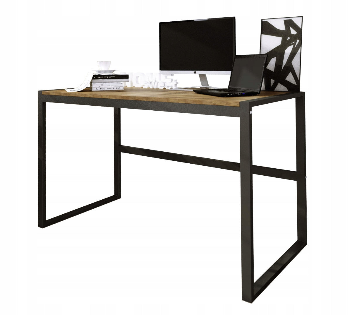 Desk Loft Industrial Oak Lancelot 98 x 60 x 75 cm