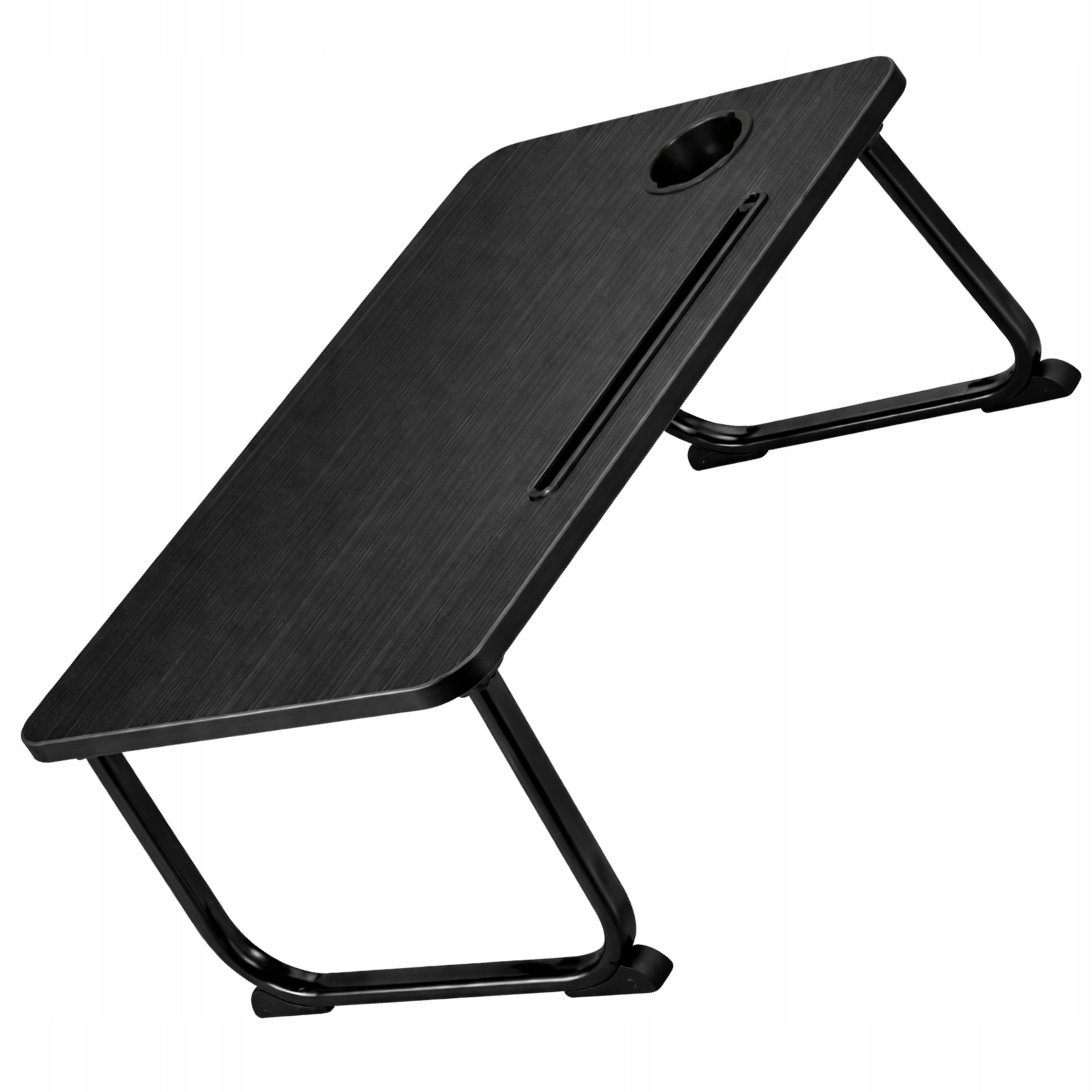 Desk Mobile Computer Laptop Table Tablet Black Folding Small