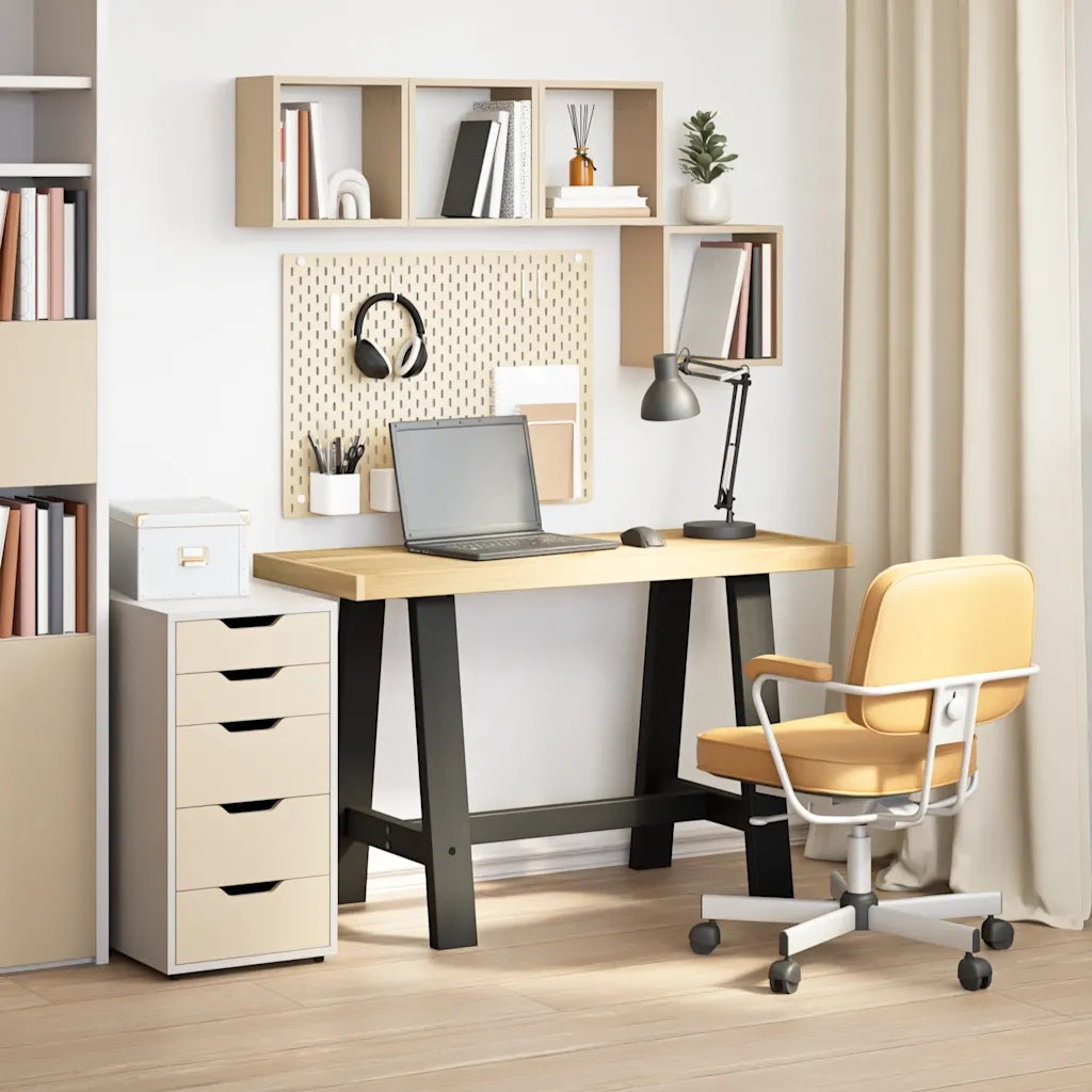 Desk, NOAIN, 120x50x75 cm, solid pine wood Furniture color pine