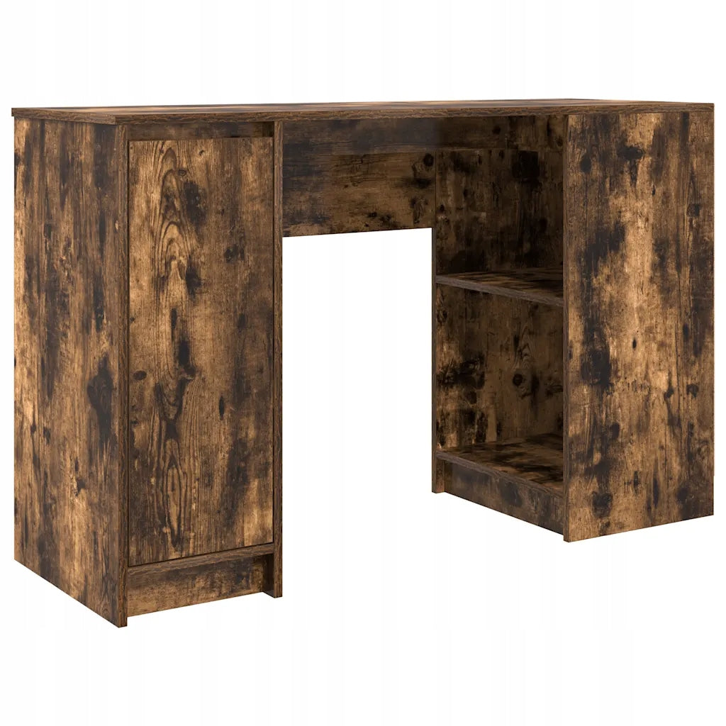 Desk Smoked oak 120x42x76 cm Glued wood
