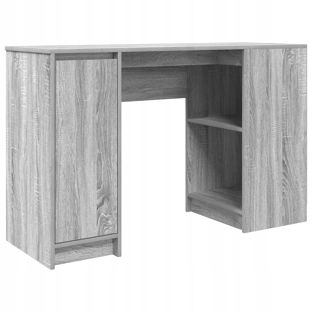 Desk Sonoma Grey 120x42x76 cm Glued wood