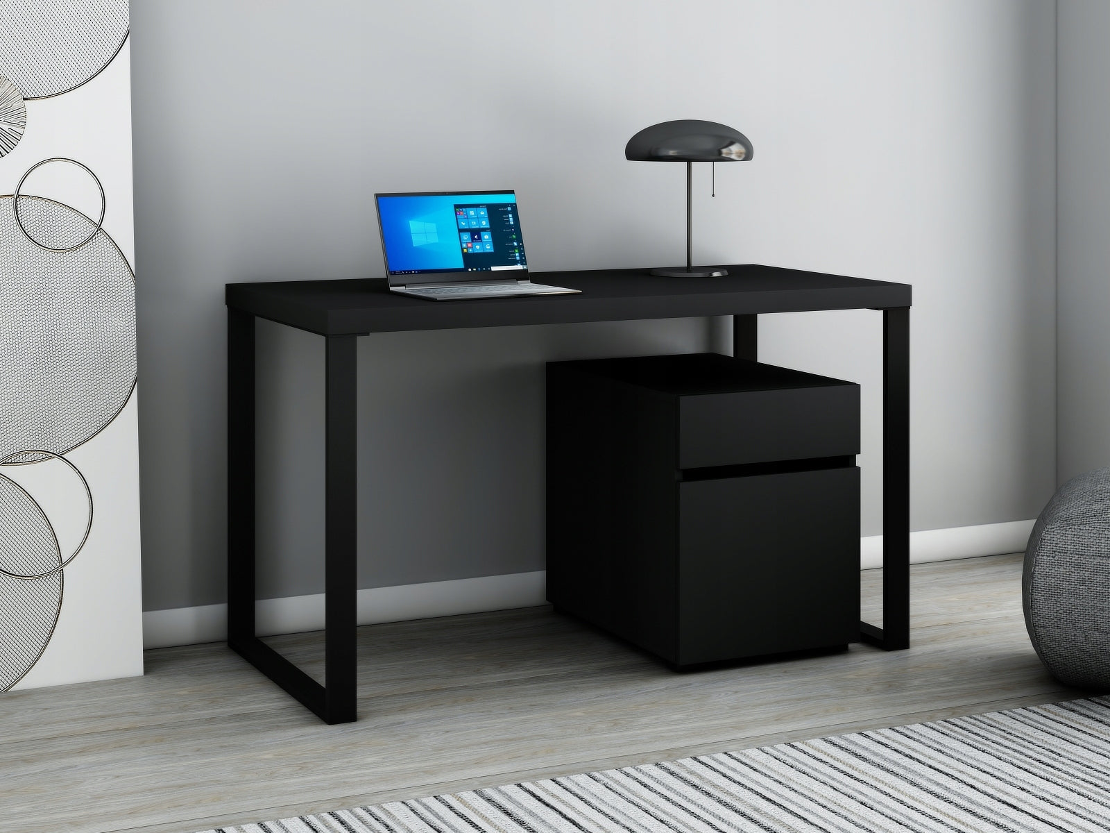 Desk Youth School Cabinet Loft EAN (GTIN) 5903622486663