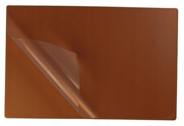Desk backing with foil 38x58cm brown