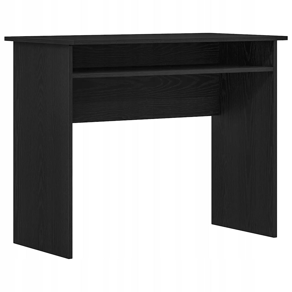 Desk, black oak, 90x50x74 cm, wood-based material