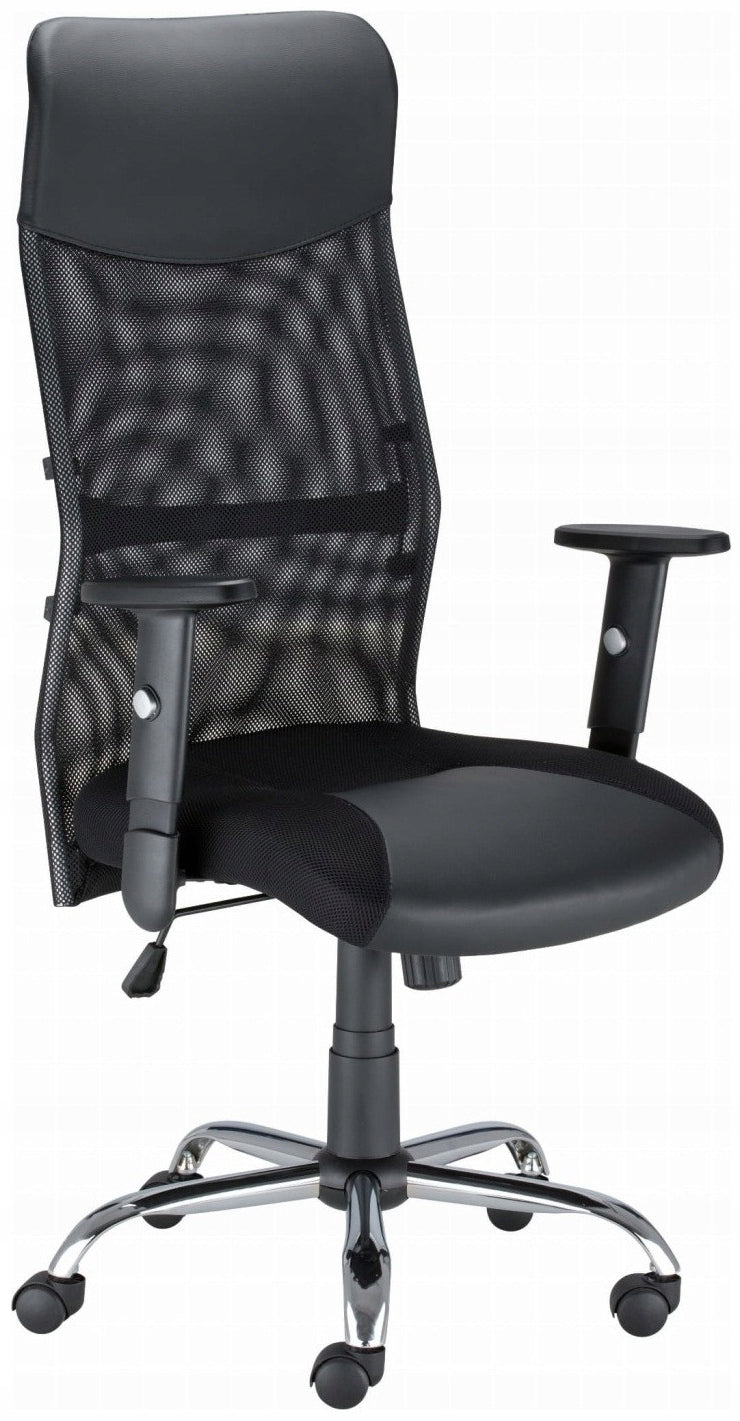Desk chair HIT R BLACK mesh Nowy Styl Brand Nowy Styl