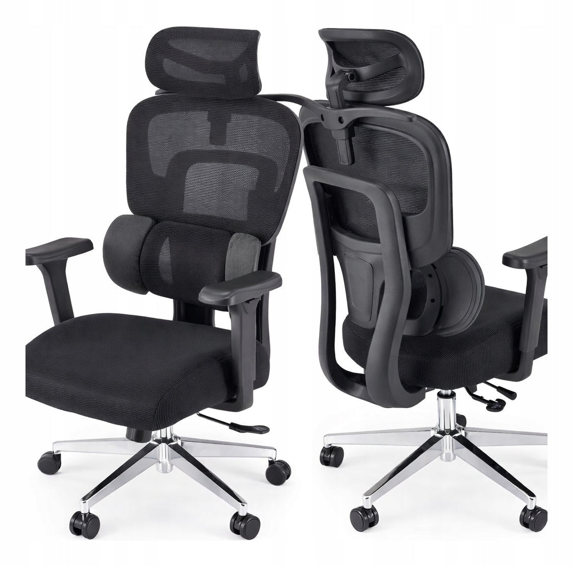 Desk chair LIFTER black – ergonomic, mesh and adjustable Manufacturer code KM-LIF-15