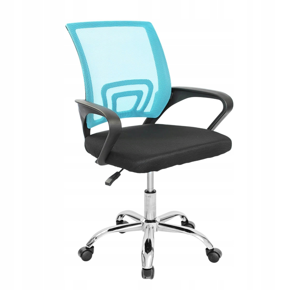 Desk chair YOUTH profiled with backrest MESH BLUE L002