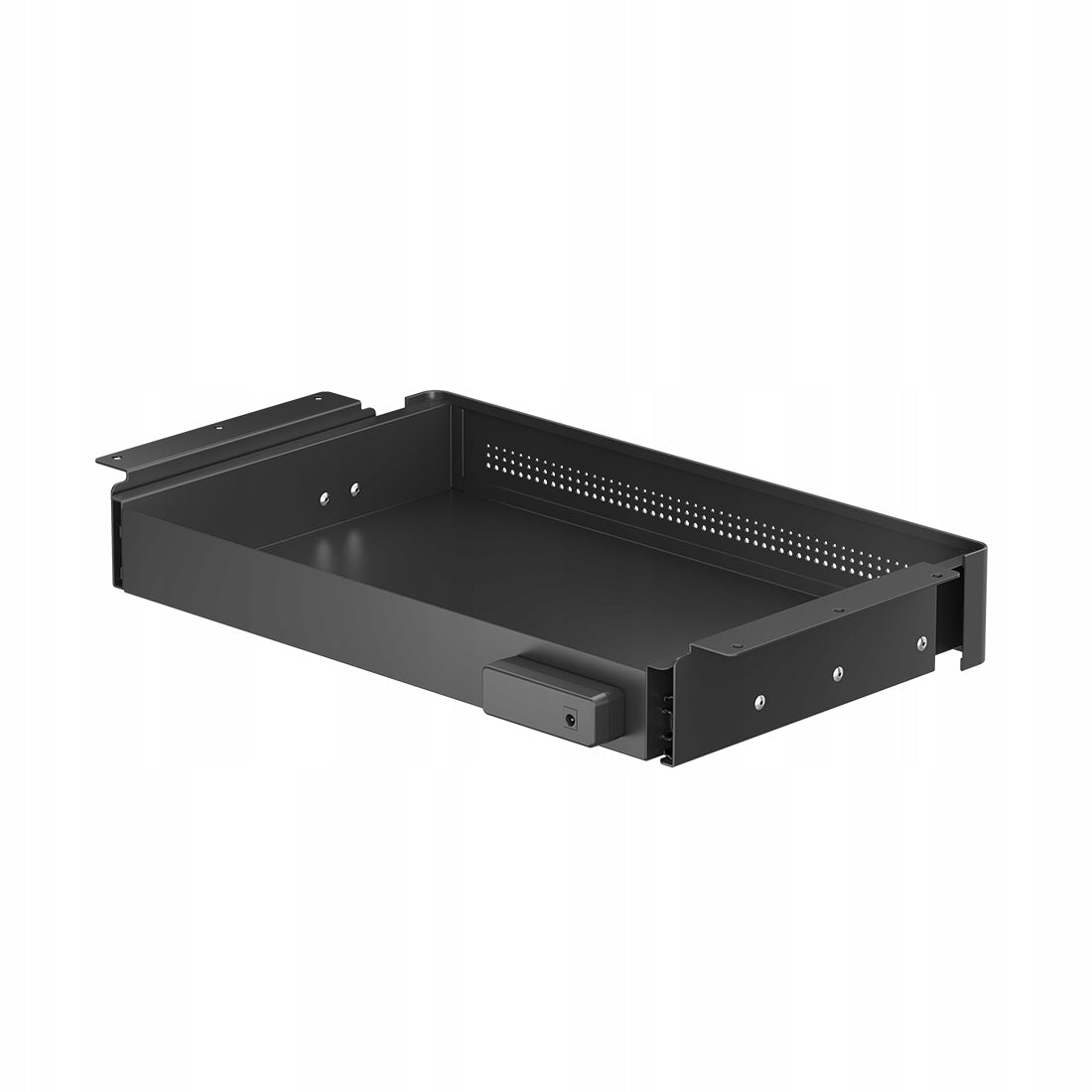Desk drawer with USB-A/C ports 48x26 8kg Spacetronik steel black Manufacturer code SPB142B