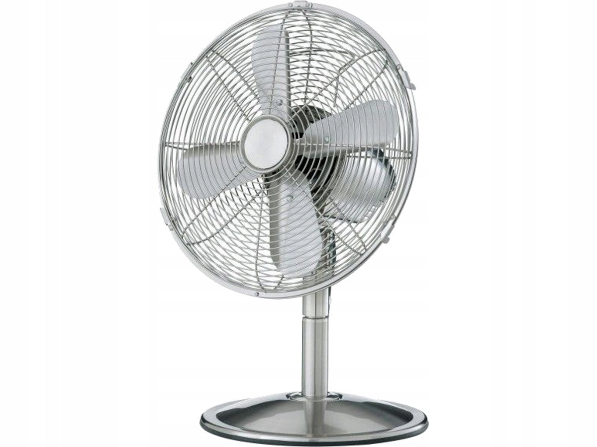 Desk fan 30 cm chrome