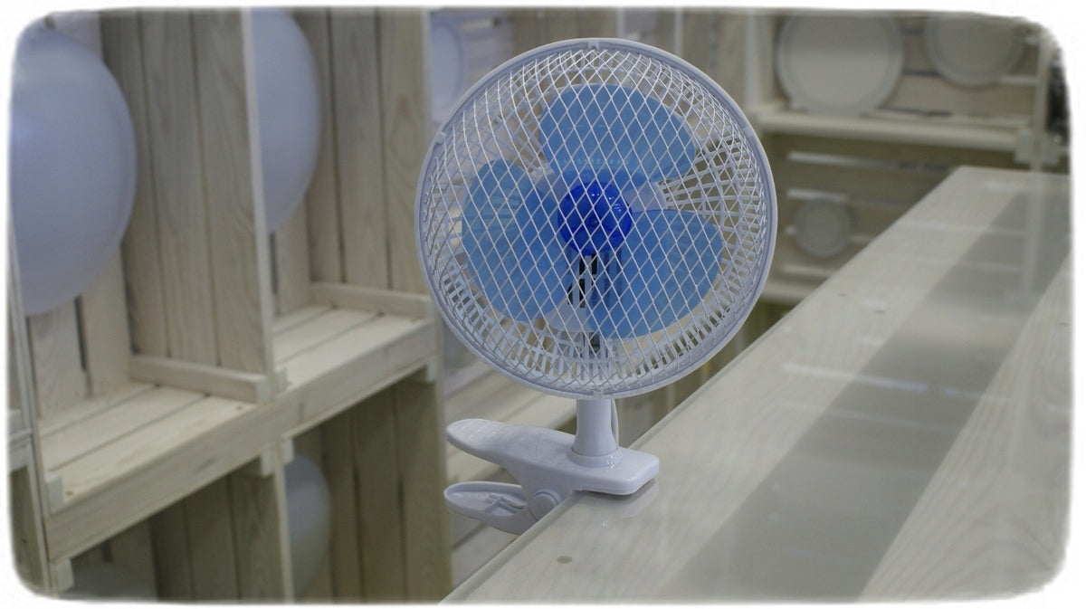 Desk fan Volteno VO0658 white with clip 13W Manufacturer code VO0658