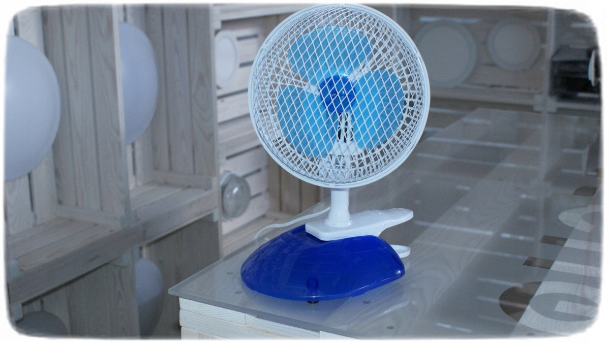 Desk fan Volteno VO0658 white with clip 13W Packaging status original