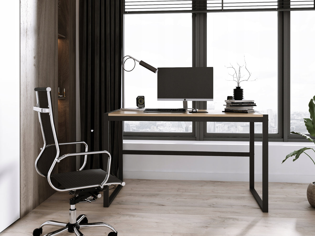 Desk loft industrial Oak Gold Craft 98 x 60 x 75 cm Manufacturer code 5904624778282