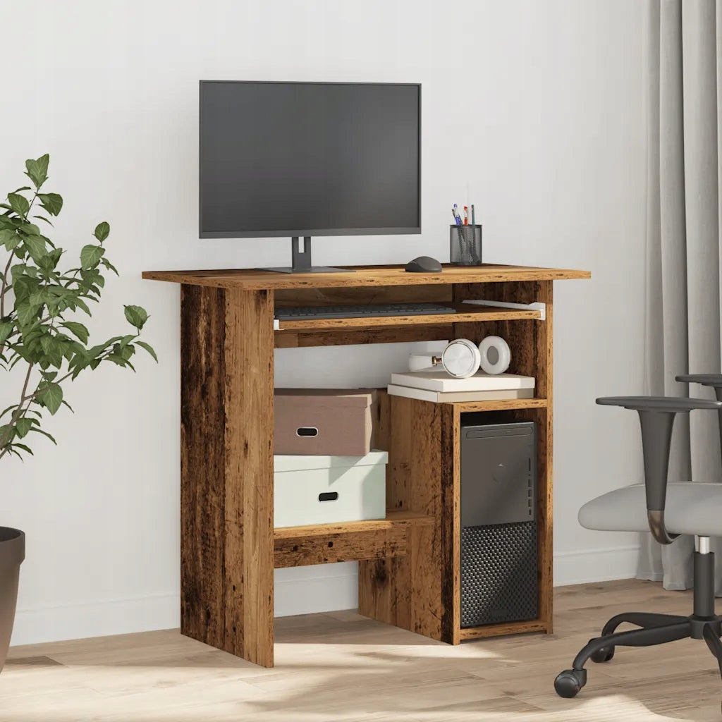 Desk, old wood, 80x45x74 cm, wood-based material Brand VidaXL