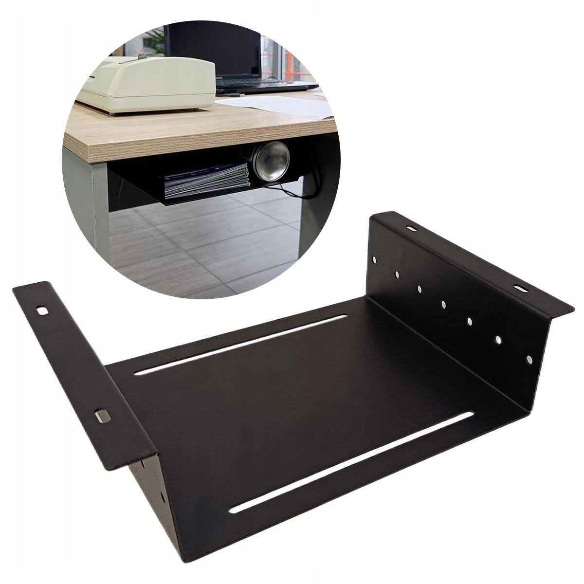 Desk shelf metal organizer for mini pc Glob Tools 24cm