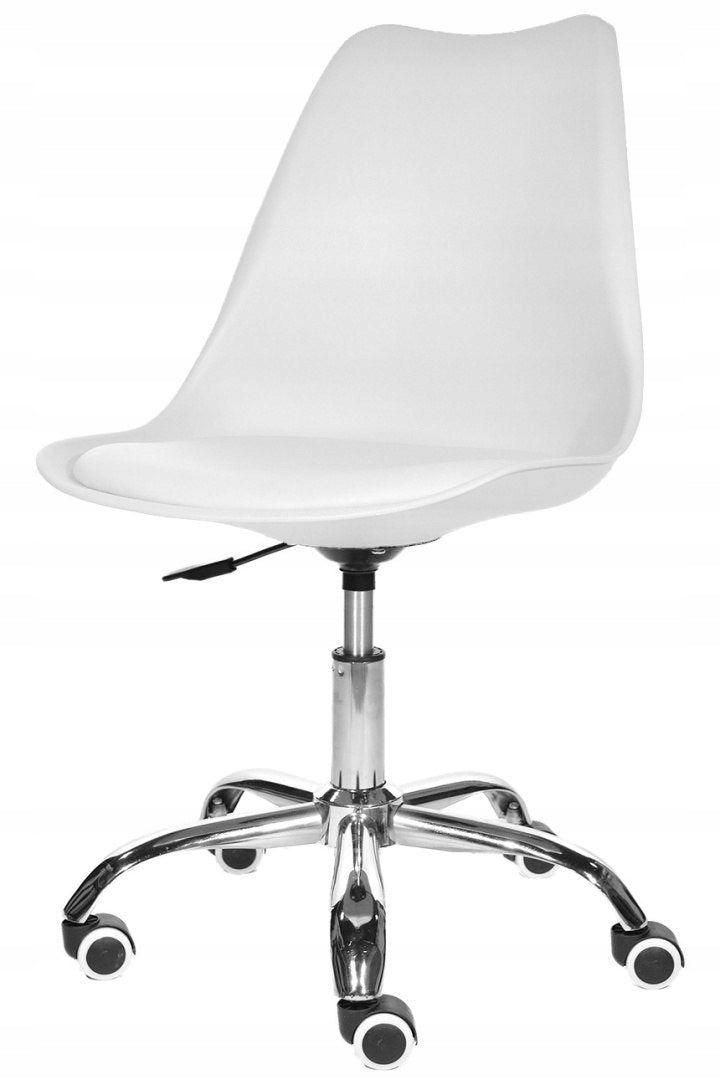 Desk swivel chair MONZA OFFICE WHITE PU