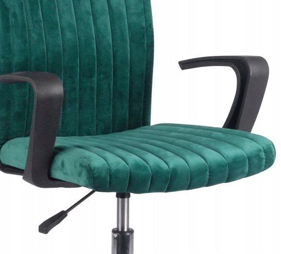 Desk swivel chair dark green velour DORAL youth chair Manufacturer code V-CH-DORAL-FOT-C.ZIELONY