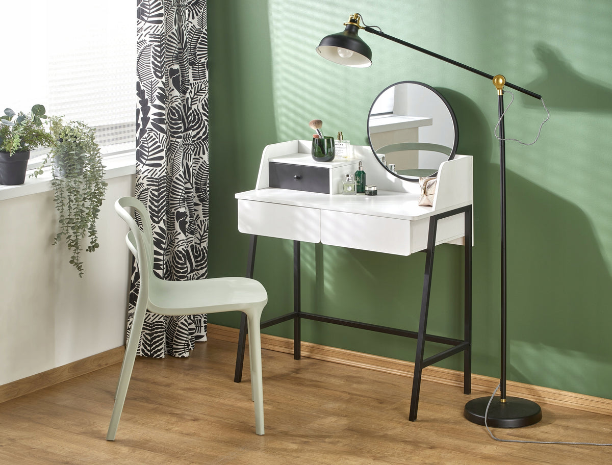 Desk white table modern console with drawers mirror industrial Manufacturer code V-CH-AGNES-KONSOLKA