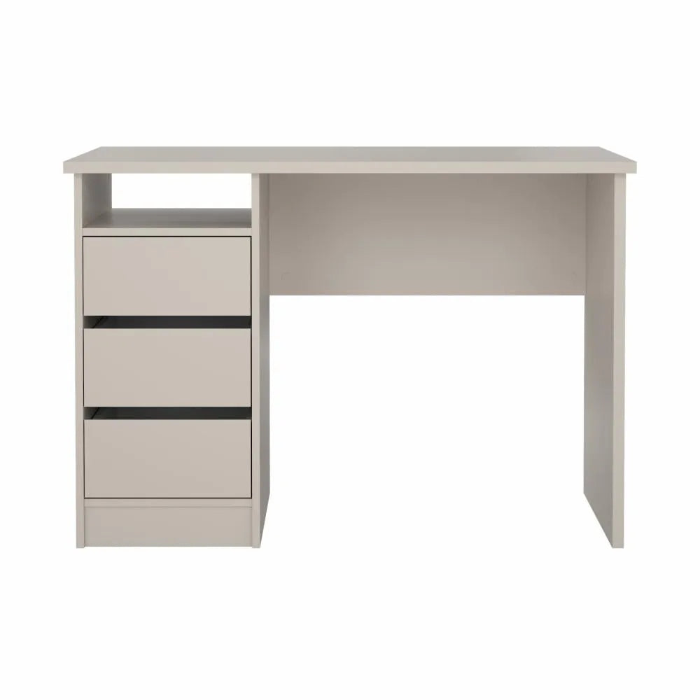Desk with 3 drawers FUNCTION PLUS 110cm cashmere Furniture color cashmere