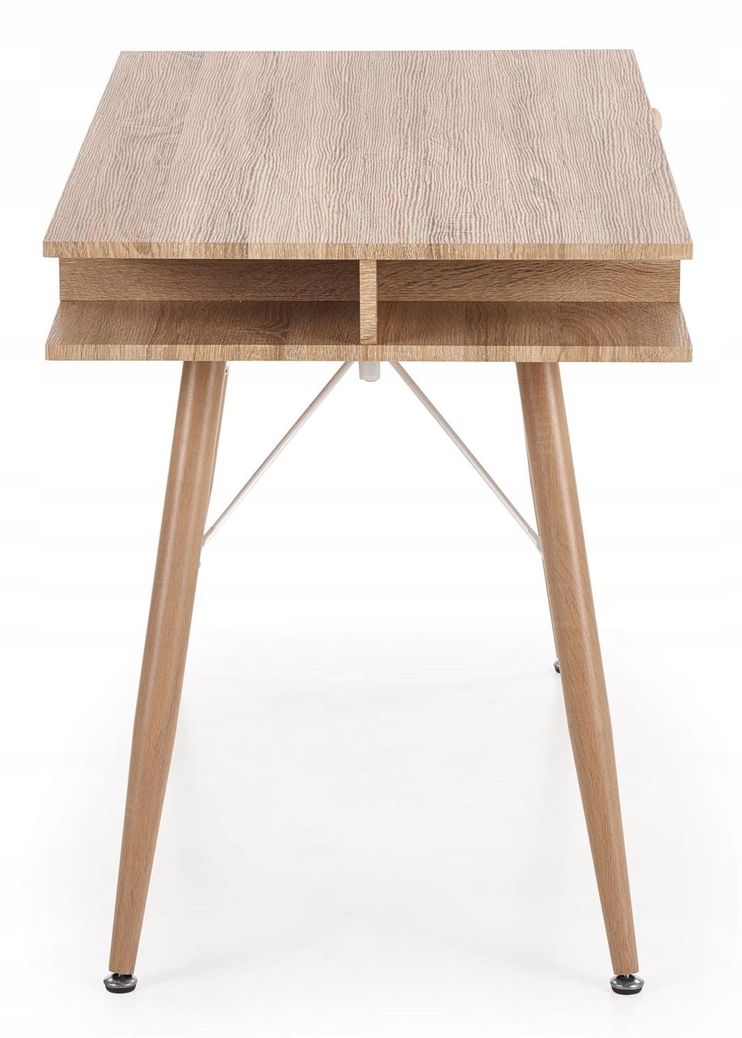 Desk with drawer sonoma oak white B34 HALMAR, sale Manufacturer code V-CH-B/34