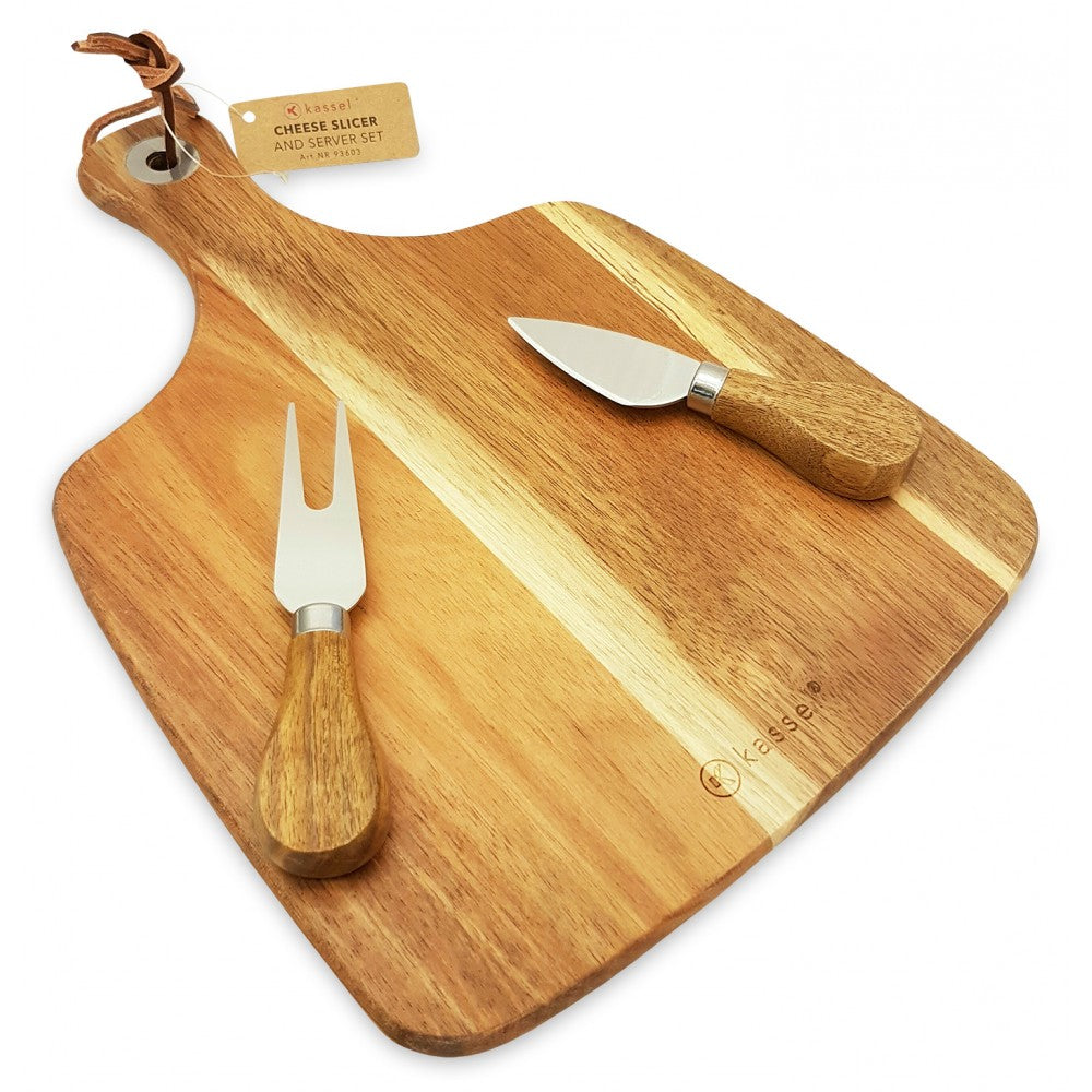 Kasseler Käse-Servierbrett, Akazienholz 30x22cm 93603 