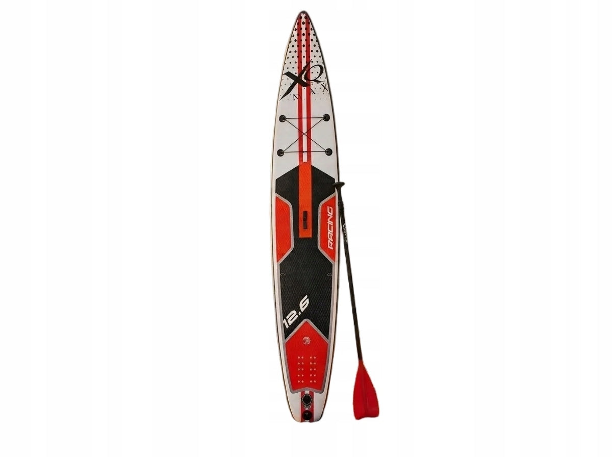 Deska SUP do Pływania Długa 381cm XXL 1-2 osobowa 150kg Zestaw XQMAX