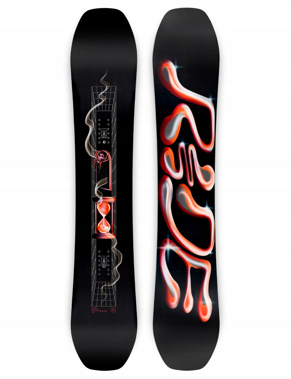 Snowboard Ride Shadowban, schwarz 