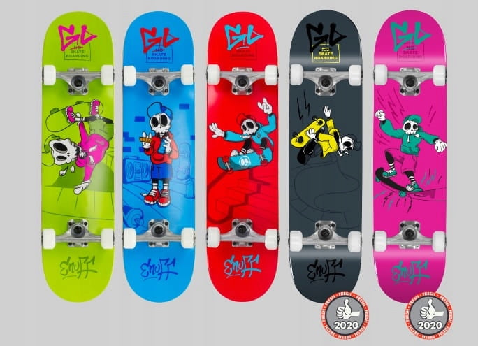 Enuff Mini Skully Red 7.25"