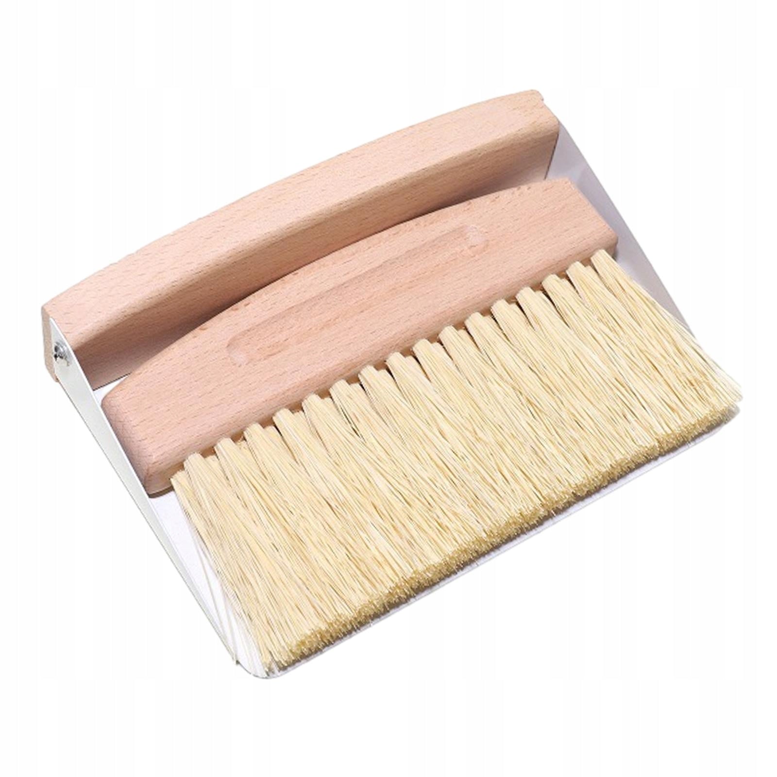 Desktop Broom Dustpan Set Multipurpose Portable white sisal bristles Manufacturer code 03070073902