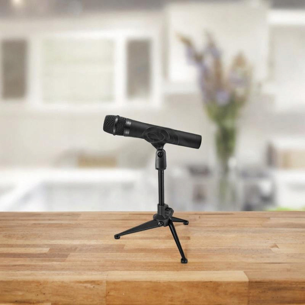 Desktop Microphone Stand Easy to Use Space Saving Mic Stand Adjustable