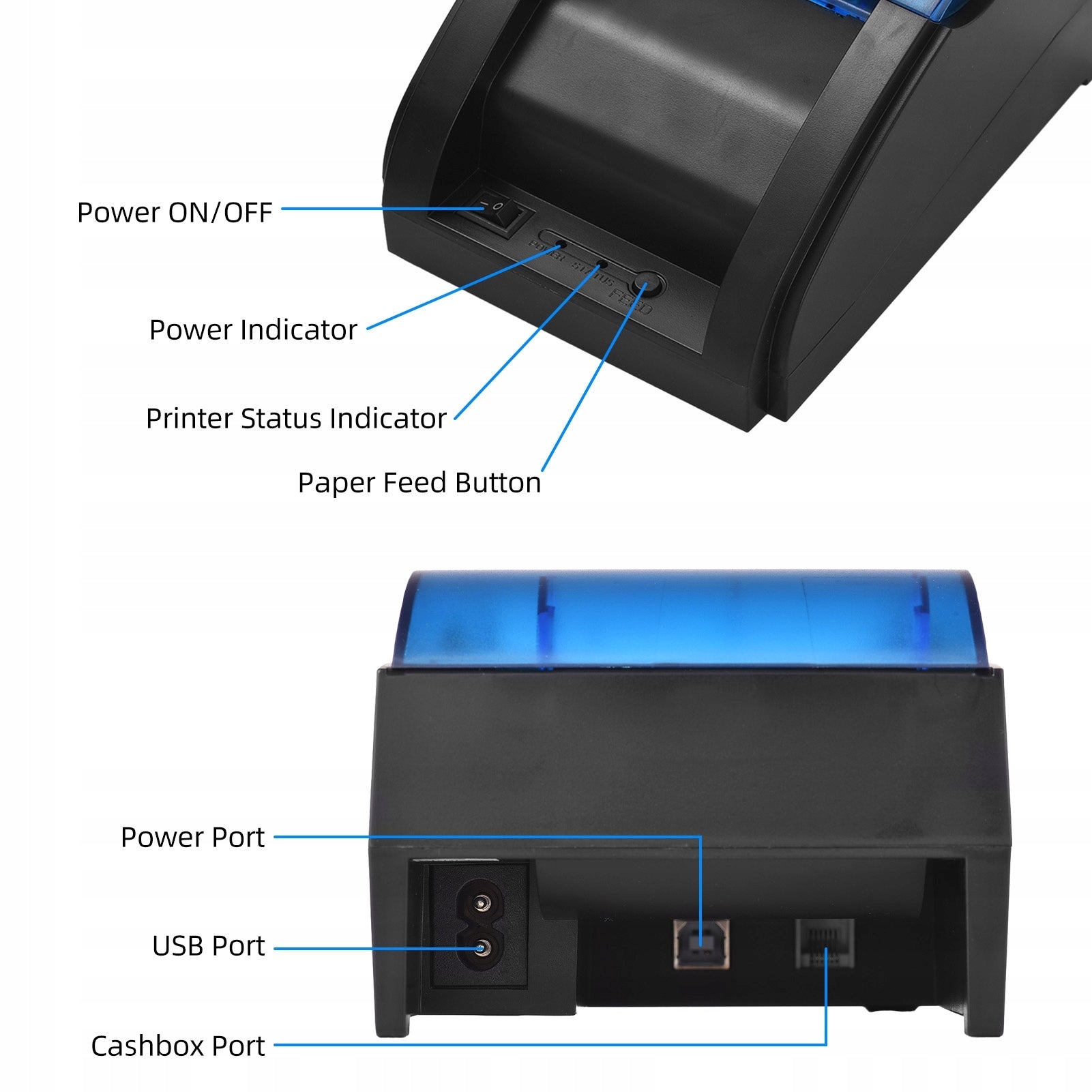 Desktop Printer 58mm POS Printer Direct CB Printing Printing technology other