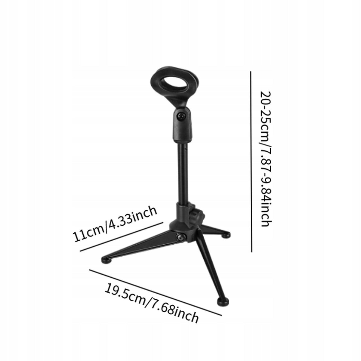 Desktop Tripod Microphone Stand Flexible Portable Adjustable Height Mic Manufacturer code 09378031268