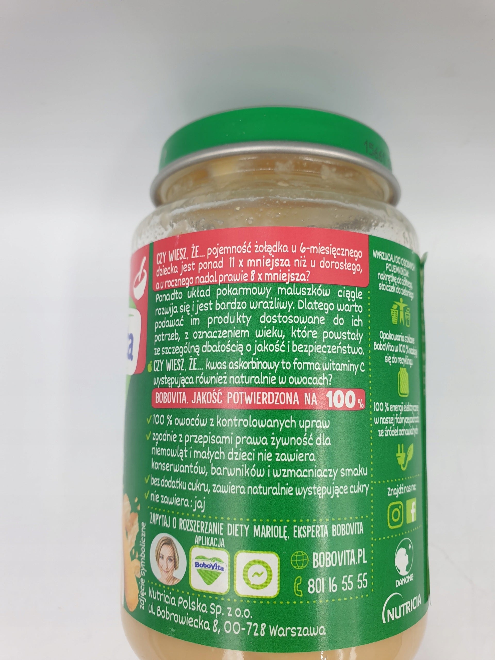 Dessert Bobovita apple-banana-biscuit and a hint of orange190 g from 8 months Packaging status original