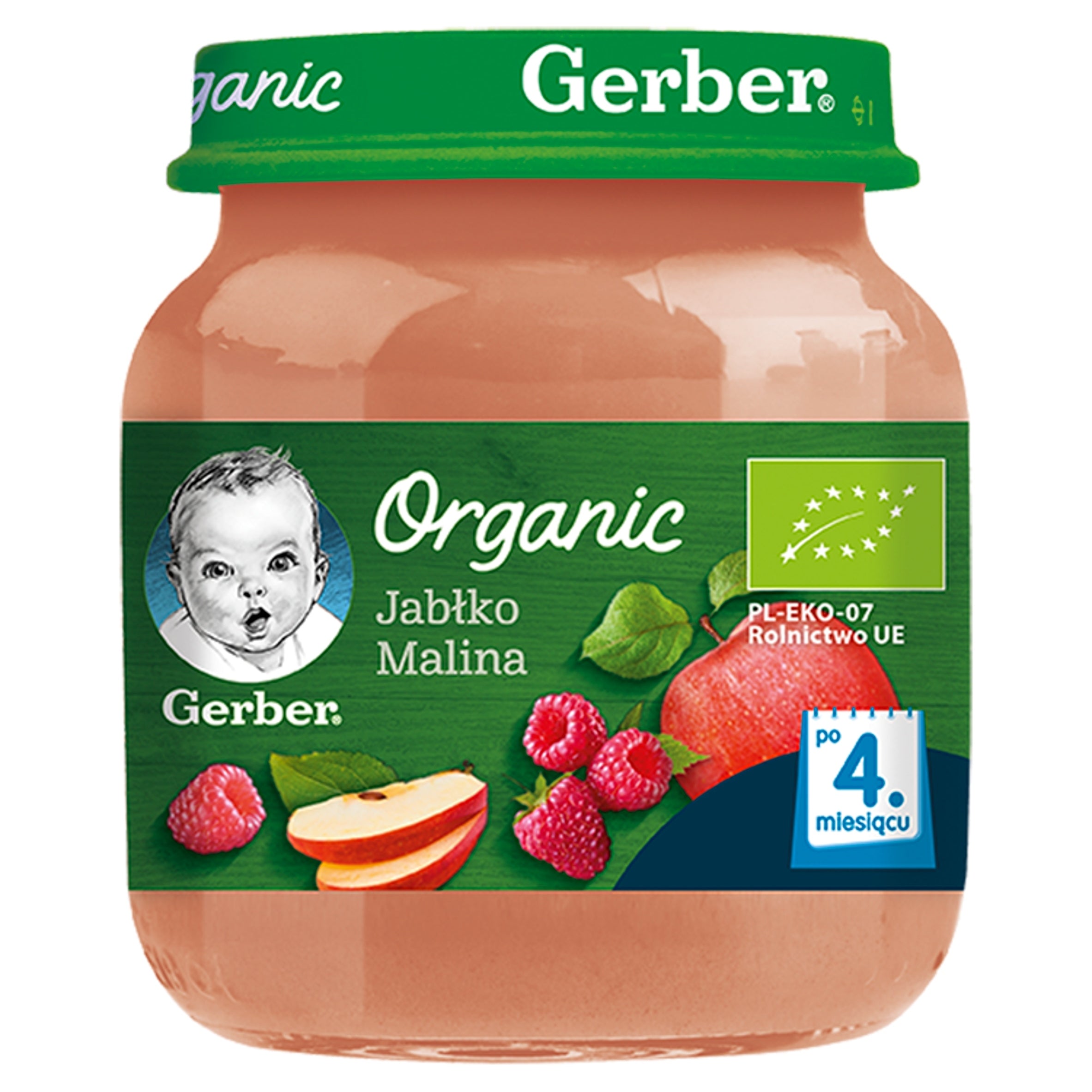 Dessert Gerber mousse Organic Apple Raspberry 125 g