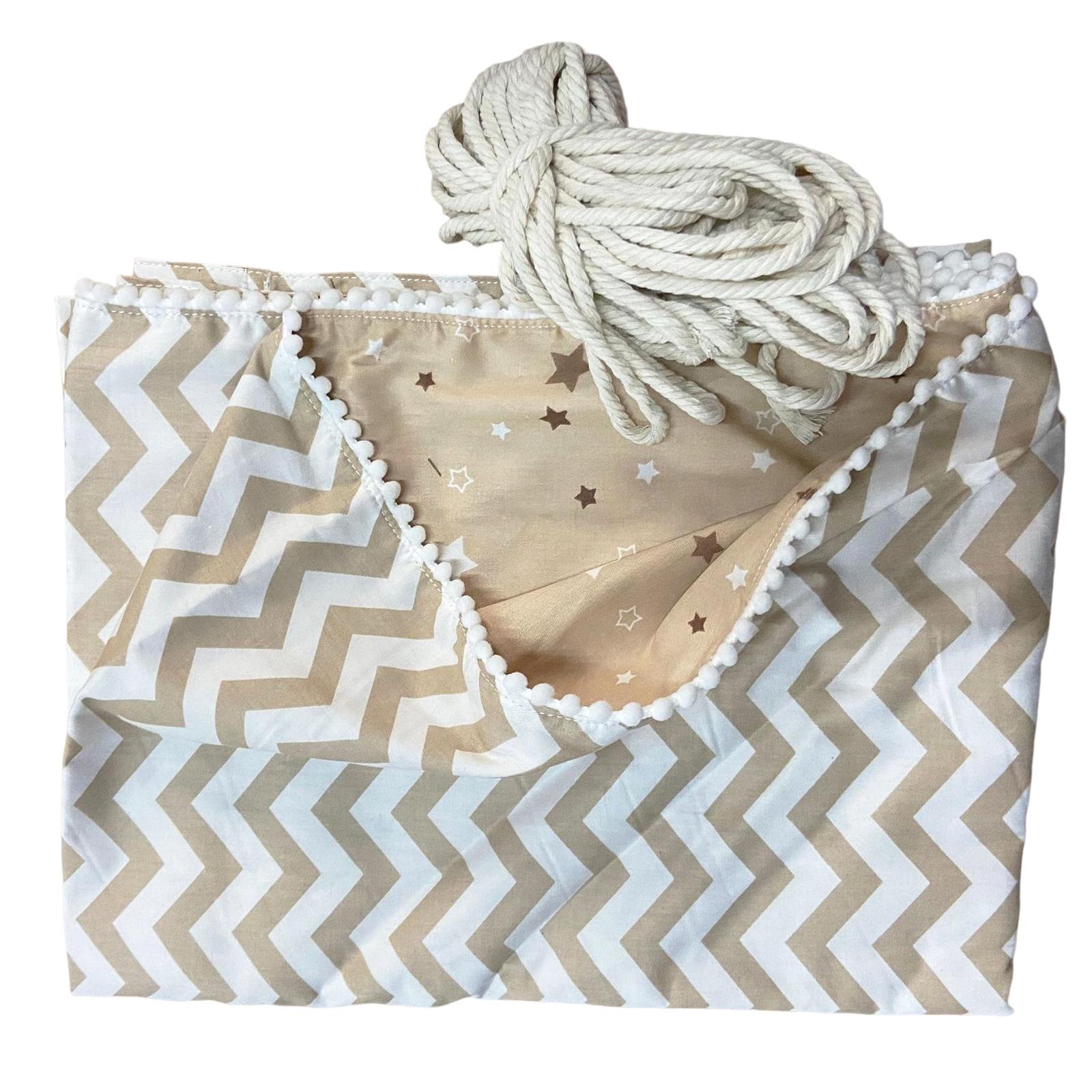 Detachable Portable Baby Hammock Infant Bed Indoor Outdoor Crib Swing Khaki Brand no brand