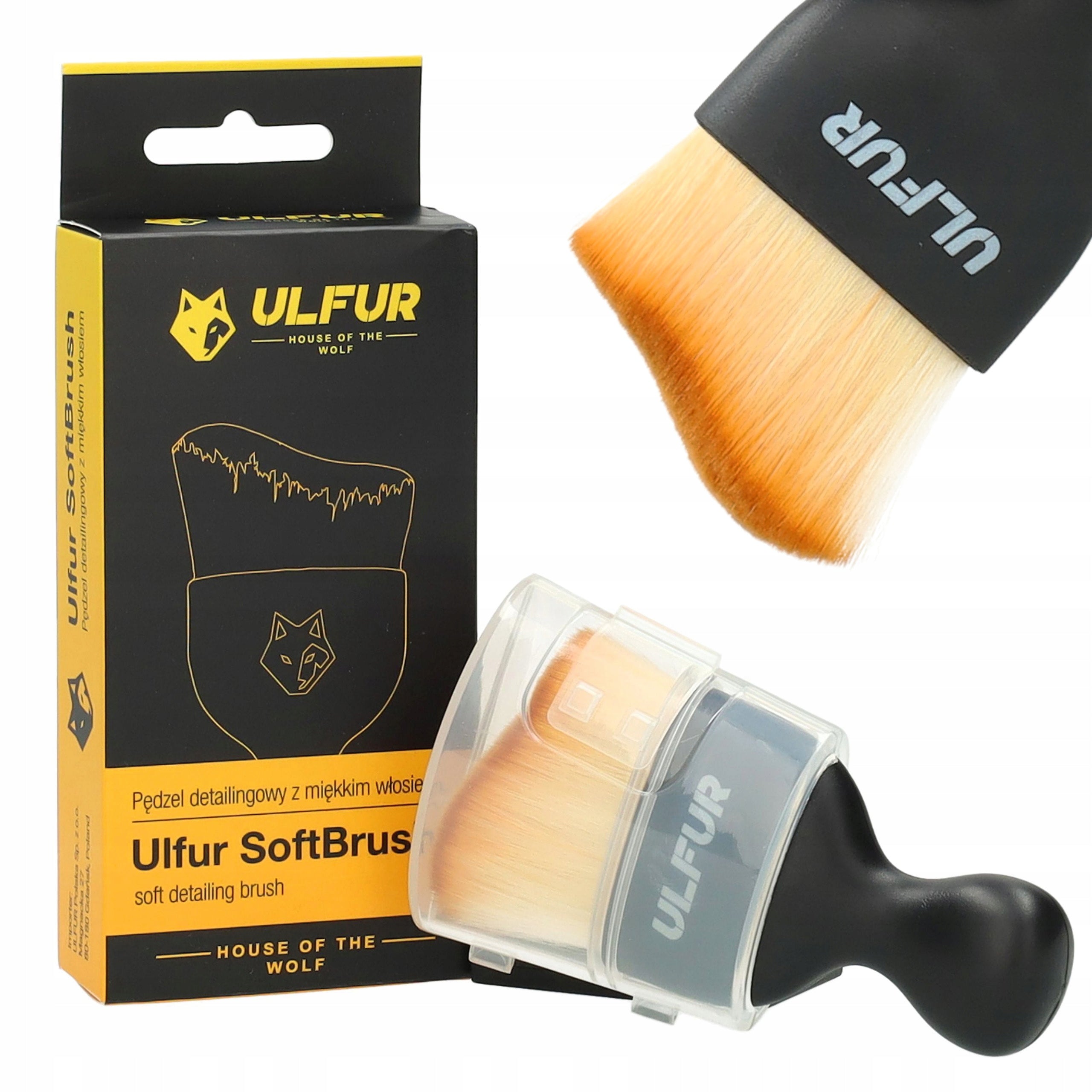 Detailing Brush for Cleaning Interior Details Ulfur SoftBrush UF15123