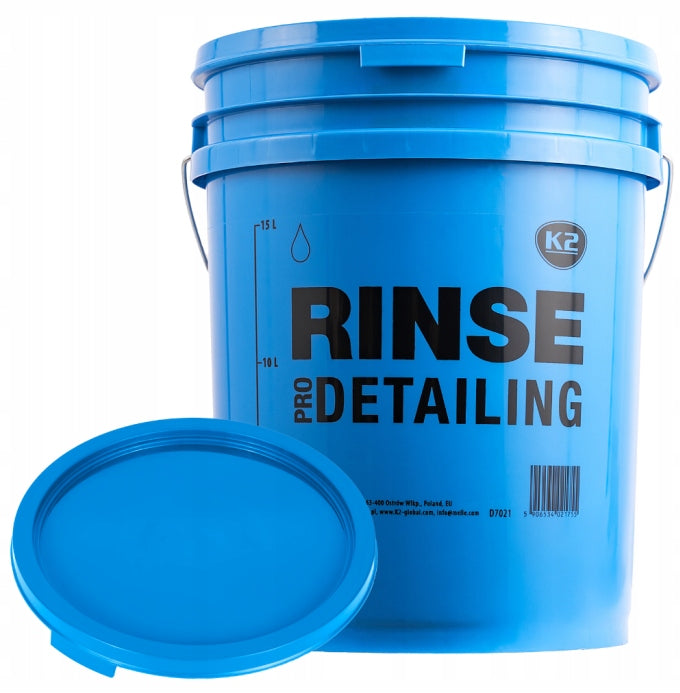 Detailing Bucket with Rinse Lid K2 Rinse 20L