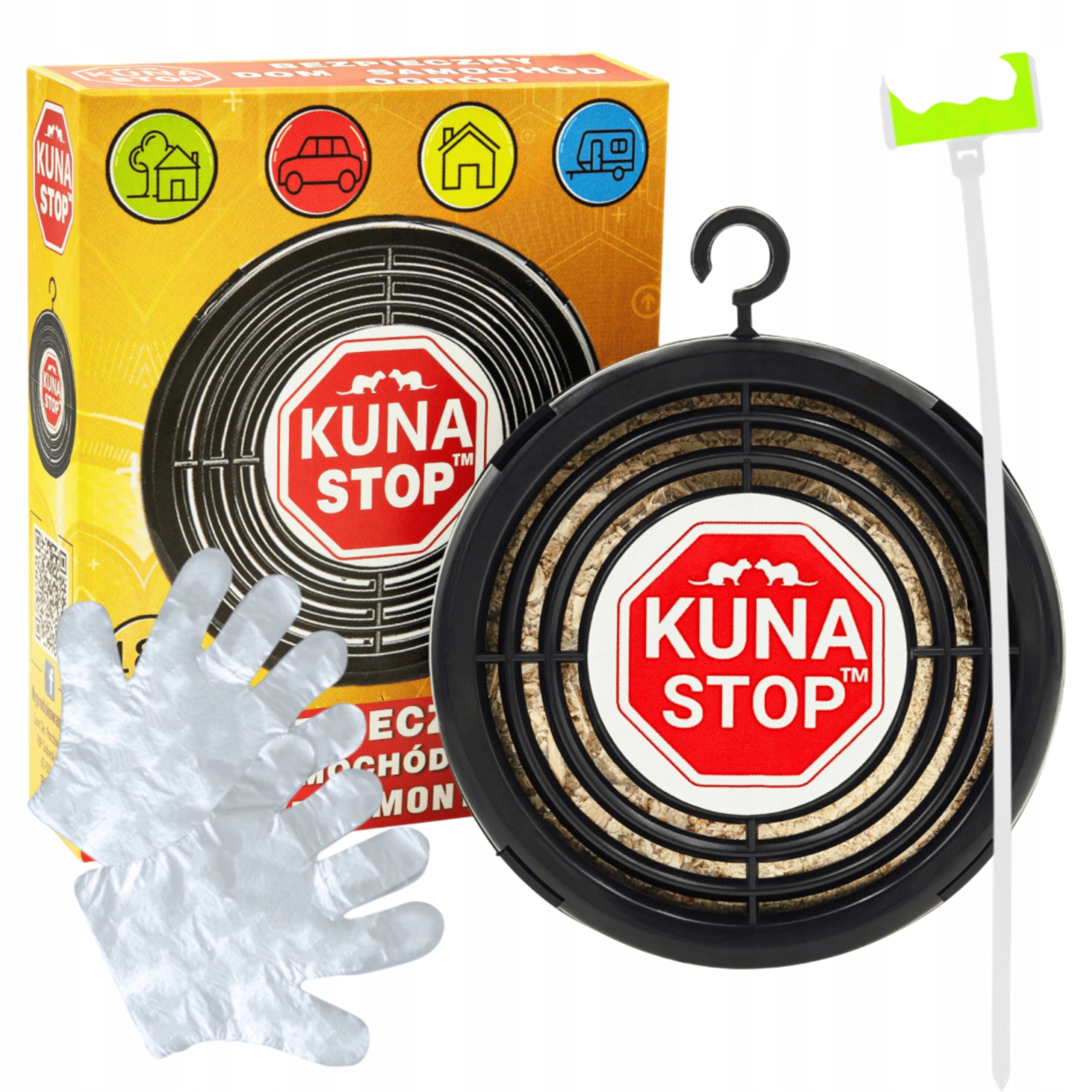 Deterrent preparation anti marten biting cables in the car pendant Kuna Stop