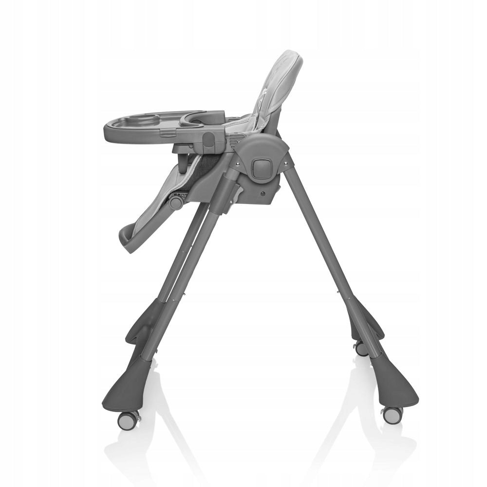 Detská jedálenská stolička Primo - Light Grey Manufacturer code ZOP055057_Light Grey
