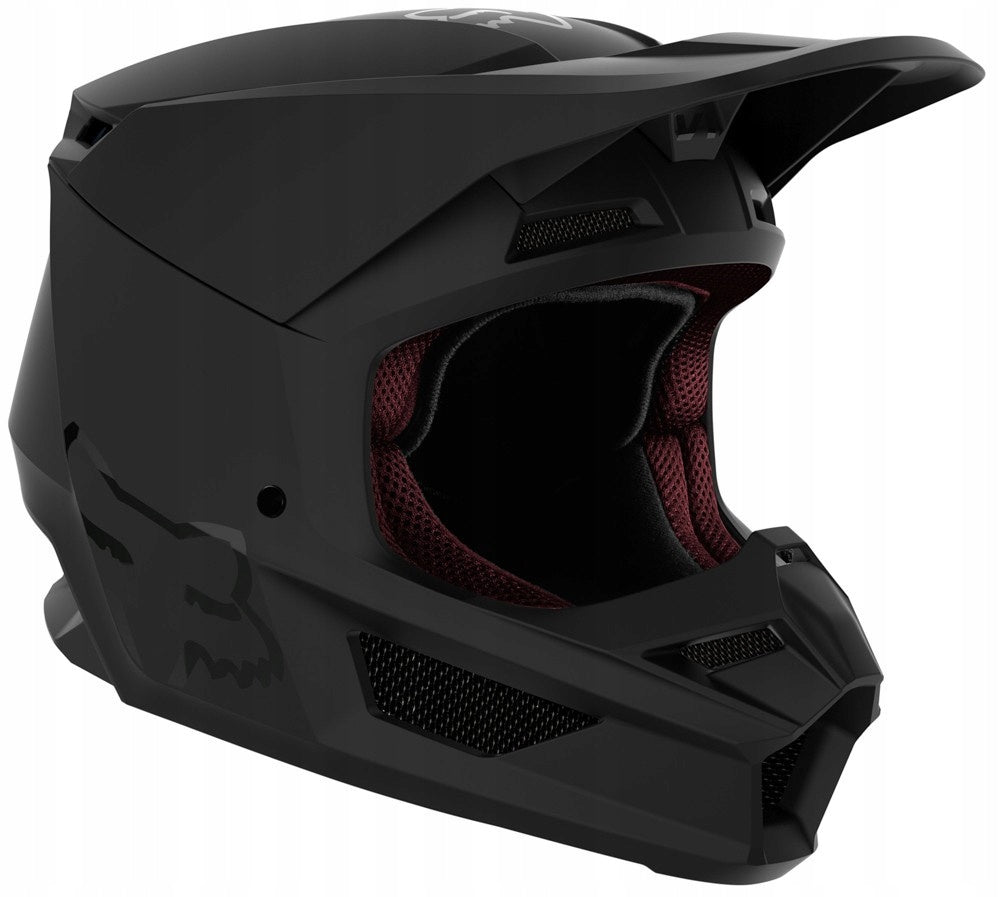 Dětská přilba Fox Yth V1 Matte Black Helmet, Ece YS